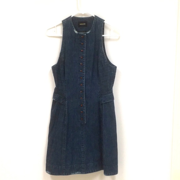 Rachel Comey Blue Denim Mini Dress - Picture 1 of 4